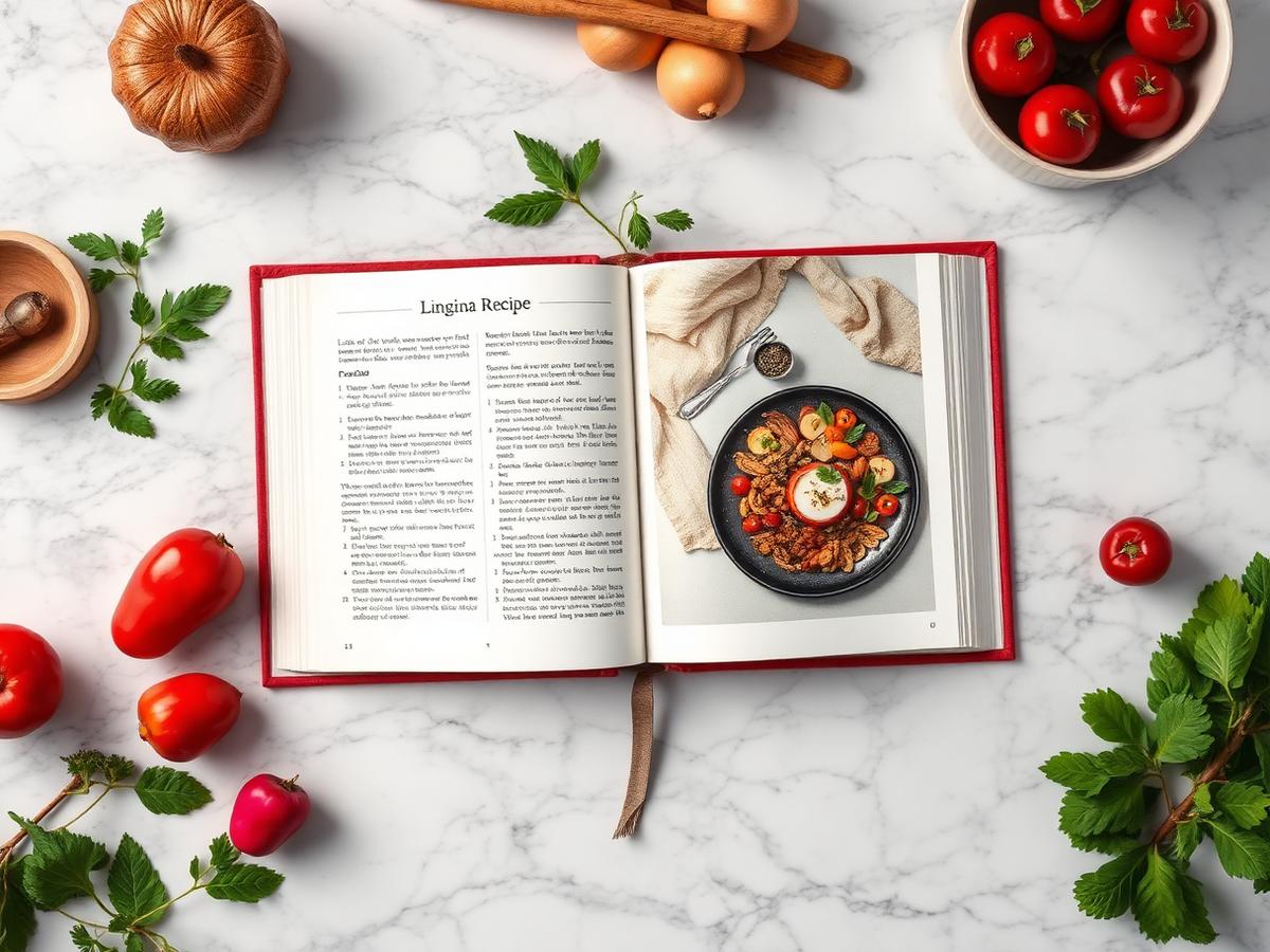 Cookbook recipe page